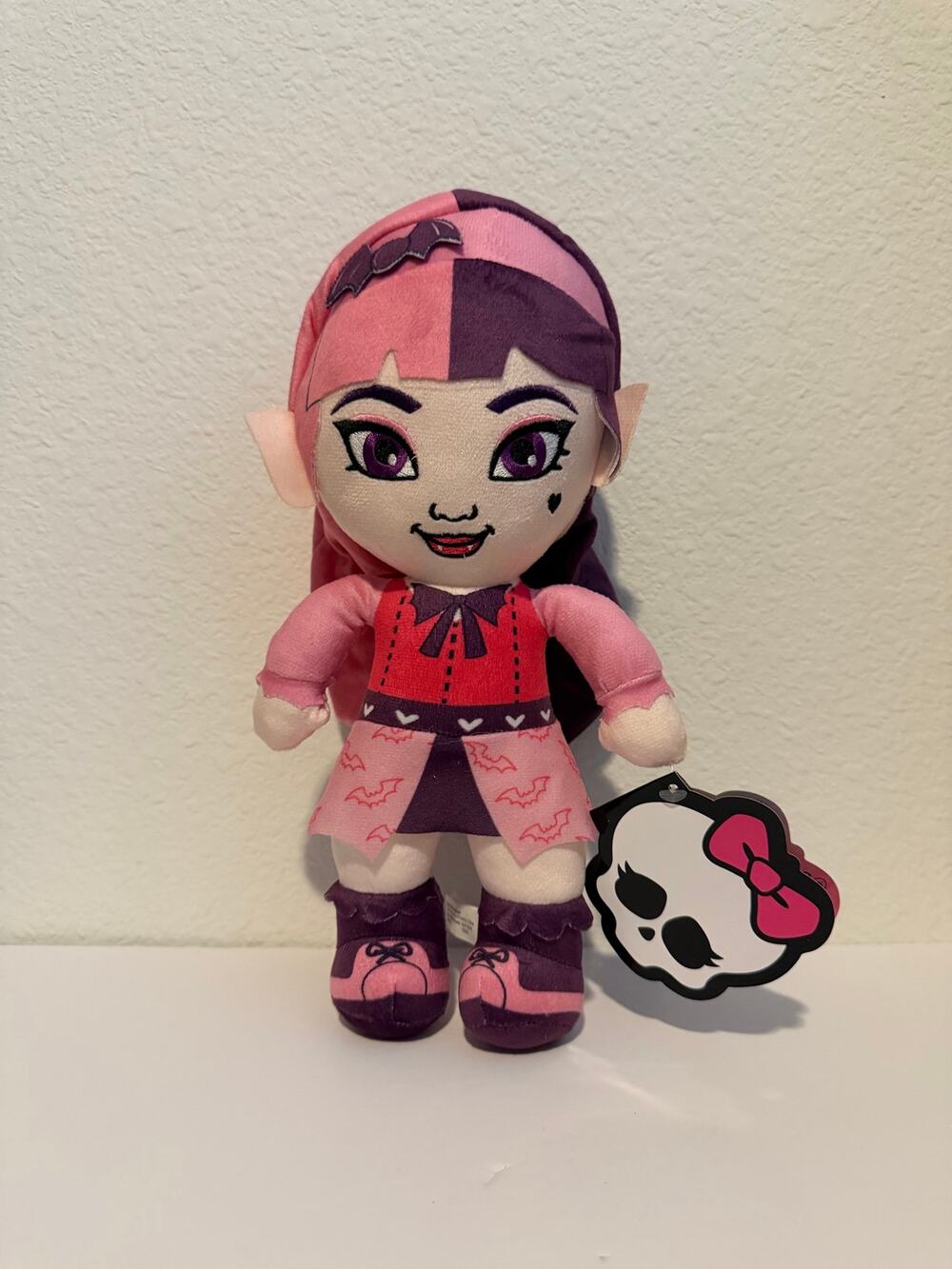 Monster High 8" Plush Draculaura Mattel Toy Factory New with Tags